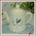 500 ml tea pot with animal design ceramic tea pot